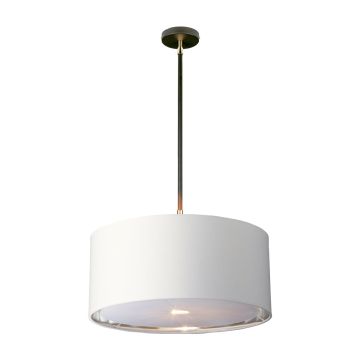 Lampă cu pendul Balance BALANCE-P-BKPN 1x60W/E27 de la Elstead Lighting