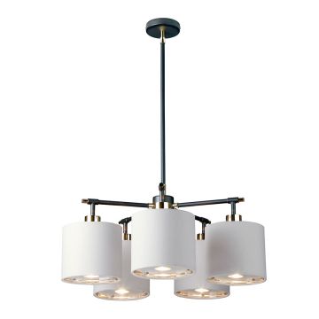 Candelabru Balance BALANCE5-BKPN 5x60W/E27 de la Elstead Lighting