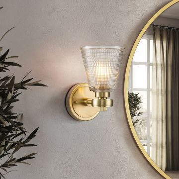Aplique de perete Gunnislake BATH-GUNNIS1-BB 1x3.5W/G9 IP44 de la Elstead Lighting