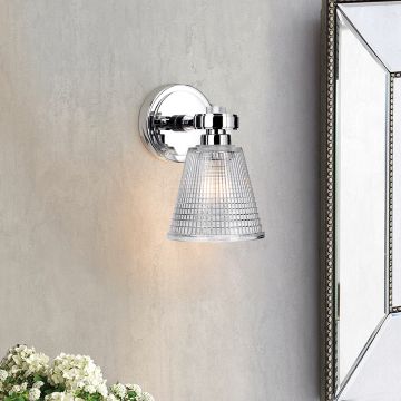 Aplique de perete GUNNISLAKE BATH-GUNNIS1-PC 1x3,5W/G9 320LM IP44 de la Elstead Lighting