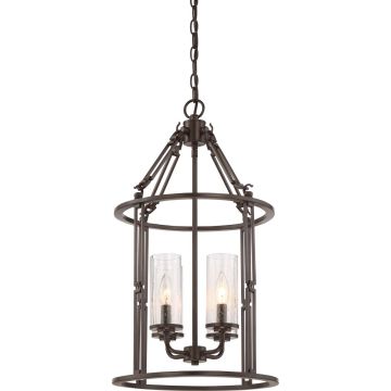 Lampă cu pendul BUCHANAN QZS-BCN5204WT 4x60W/E14 de la Quoizel