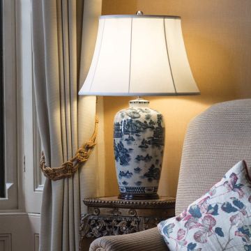Lampă de masă BLUE BLUE-G-JAR-TL 1x60W/E27 de la Elstead Lighting