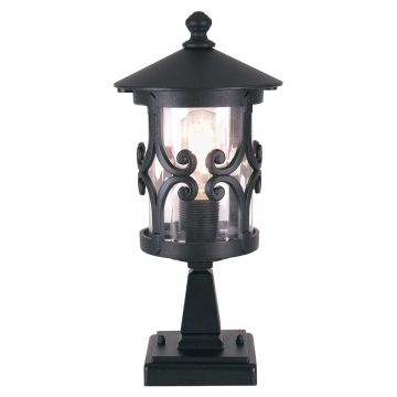 Lampă de podea HEREFORD BL12-BLACK 1x60W/E27 IP23 de la Elstead Lighting