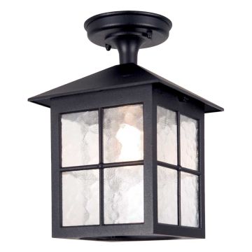 Lustră de tavan WINCHESTER BL18A-BLACK 1x60W/E27 IP43 de la Elstead Lighting