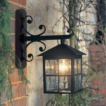 Aplique de perete WINCHESTER BL19-BLACK 1x60W/E27 IP43 de la Elstead Lighting