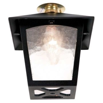 Lustră de tavan YORK BL6C-BLACK 1x60W/B22 IP20 de la Elstead Lighting