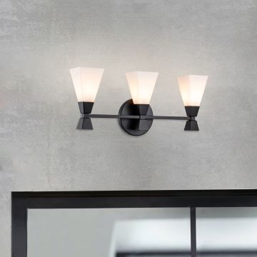 Aplique de perete Bowtie BOWTIE-3-MB 3000 K 3x3 W/G9 900 lm ip44 de la Elstead Lighting