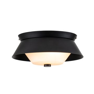 Lustră de tavan Bowtie BOWTIE-F-MB 2x40 W/E14 ip44 de la Elstead Lighting