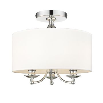 Lampă de tavan ABU DHABI C03466CH-WH 3x40W/E14 de la Cosmolight