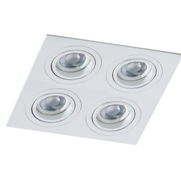 Lumină îngropată deasupra plafonului CARO AZ2442 4x50W/GU10 IP20 de la AZzardo