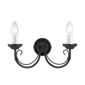 Aplique de perete CHARTWELL CH2-BLACK 2x60W/E14 de la Elstead Lighting