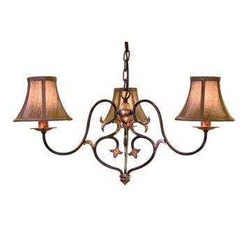 Candelabru CONISTON CN3-BUR-GOLD 3x60W/E14 de la Elstead Lighting