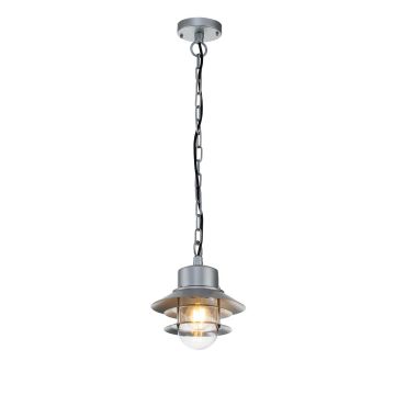 Lampă cu pendul Copenhagen COPENHAGEN8-SIL 1x60W/E27 IP44 de la Elstead Lighting