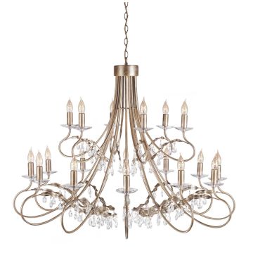 Candelabru CHRISTINA CRT18-SIL-GOLD 18x60W/E14 de la Elstead Lighting