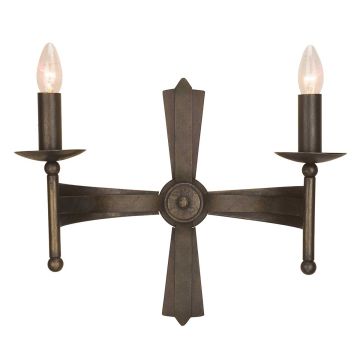 Aplique de perete CROMWELL CW2-OLD-BRZ 2x60W/E14 de la Elstead Lighting