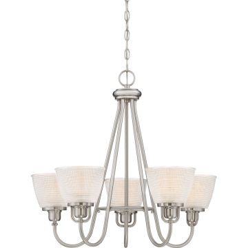 Candelabru DUBLIN QZS-DBN5005BN 5x60W/E27 de la Quoizel