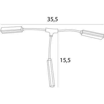 Conector MAX MA0016 ip20 de la Maxlight