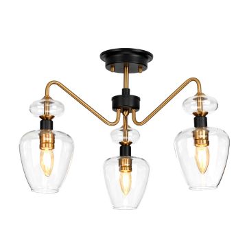 Lampă de tavan ARMAND DL-ARMAND-SF3-AB 3x40W/E14 de la Elstead Lighting