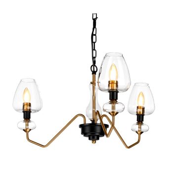 Candelabru ARMAND DL-ARMAND3-AB 3x40W/E14 de la Elstead Lighting