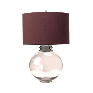 Lampă de masă KARA DL-KARA-TL-SMOKE 1x60W/E27 de la Elstead Lighting