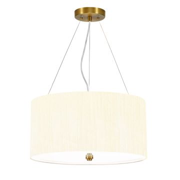 Lampă cu pendul Pearce DL-PEARCE18-3LT-IV-AB 3x60W/E27 de la Designer’s Lightbox