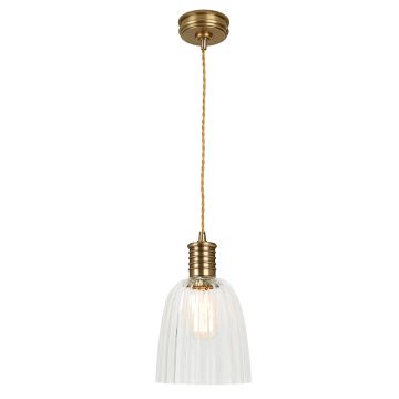Lampă cu pendul DOUILLE DOUILLE-P-AB 1x60W/E27 de la Elstead Lighting
