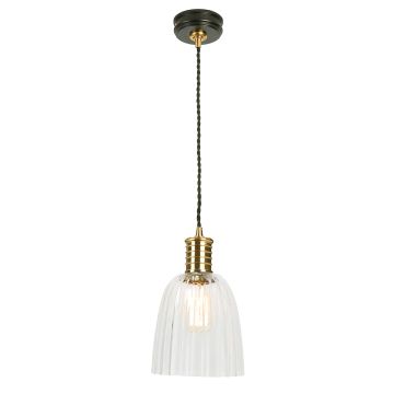 Lampă cu pendul DOUILLE DOUILLE-P-BPB 1x60W/E27 de la Elstead Lighting
