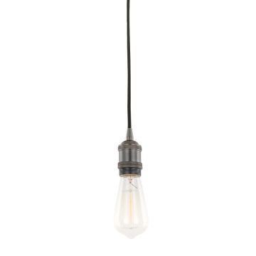 Lampă cu pendul CLASSO DS-M-034 MATT BLACK 1x60W/E27 IP20 de la Italux