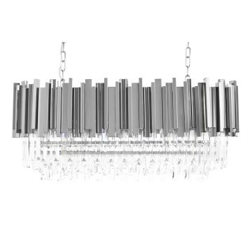 Lampă cu pendul IMPERIAL LONG SILVER DW-D5689S.SILVER 18x40W/E14 IP20 de la King Home
