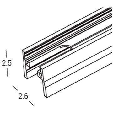 Șină de iluminat 48V LIGHTING SYSTEM E385 IP65 de la Zambelis