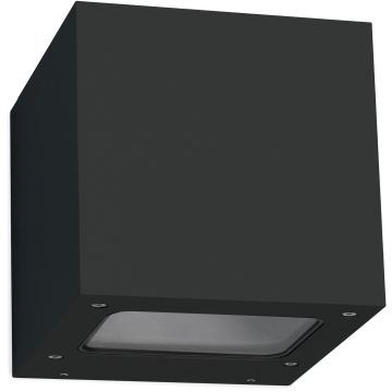 Aplique de perete BRICK 412B-L01F1B-02 3000K 1x50W/LED 325LM IP44 de la Novolux