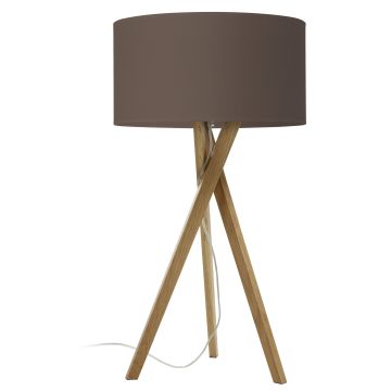 Lampă de masă WOOD 621B-G05X1A-50 1x60W/E27 IP20 de la Novolux