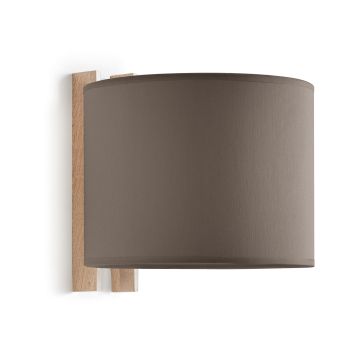 Aplique de perete WOOD 621C-G05X1A-50-CG 1x40W/E27 IP20 de la Novolux