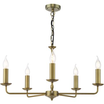 Candelabru Favian FAV0563 5x40w/E14 de la Dar Lighting