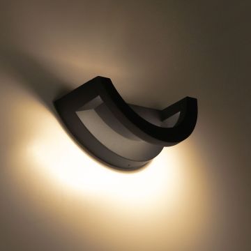 Aplique de perete LOOP 982A-L3109A-02 3000K 1x9.5W/LED 1295LM IP65 de la Novolux