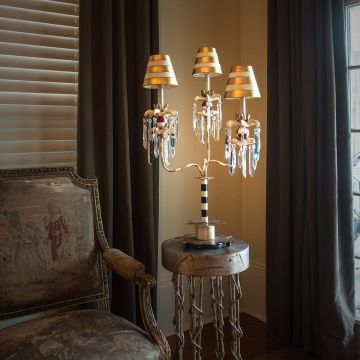 Lampă de masă BIRDLAND III FB-BIRDLAND-TL3 3x60W/E14 de la Flambeau