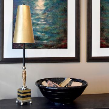 Lampă de masă NOMA LUXE FB-NOMA-LUXE-TL 1x60W/E27 de la Flambeau