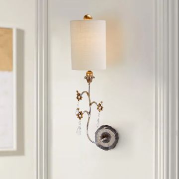 Aplique de perete TIVOLI SILVER FB-TIVOLI-W1-SV 1x60W/E27 de la Flambeau