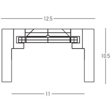 Șină de iluminat MAGNETIC 22262 IP20 de la Zambelis