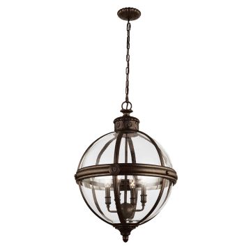 Lampă cu pendul ADAMS FE-ADAMS-4P-BRZ 4x60W/E14 de la Feiss