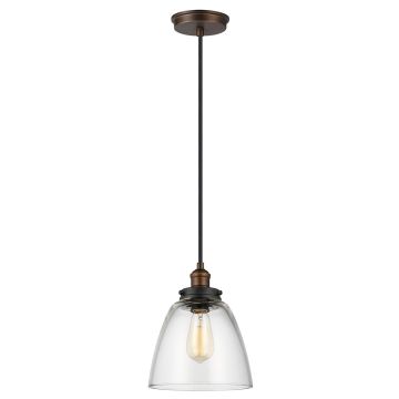 Lampă cu pendul BASKIN FE-BASKIN-P-B-BR 1x60W/E27 de la Feiss