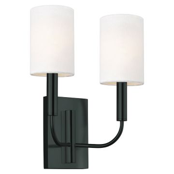 Aplique de perete Brianna FE-BRIANNA2-BK 2x60W/E14 de la Generation Lighting