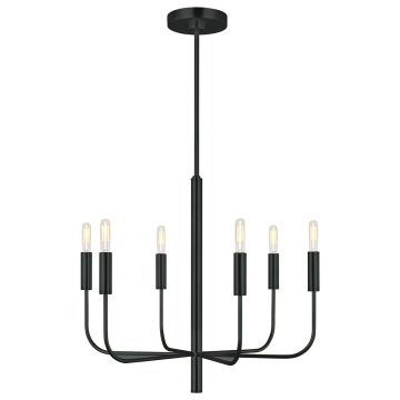Candelabru Brianna FE-BRIANNA6-BK 6x60W/E14 de la Generation Lighting