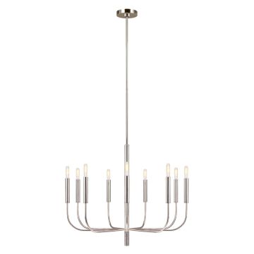 Candelabru BRIANNA FE-BRIANNA9-PN 9x60W/E14 de la Feiss