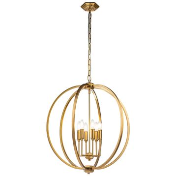 Lampă cu pendul Corinne FE-CORINNE-6P-L-BB 6x60W/E14 de la Feiss