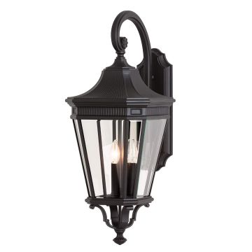 Aplique de perete COTSWOLD LANE FE-COTSLN2-L-BK 3x60W/E14 IP44 de la Feiss