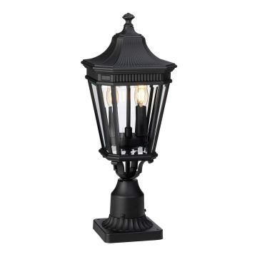 Lampă de podea COTSWOLD LANE FE-COTSLN3-M-BK 2x60W/E14 IP44 de la Feiss