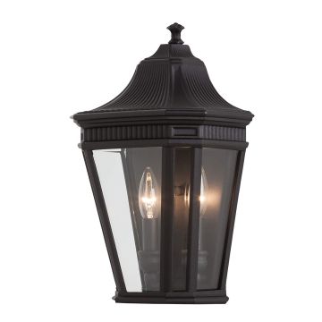 Aplique de perete COTSWOLD LANE FE-COTSLN7-BK 2x60W/E14 IP44 de la Feiss