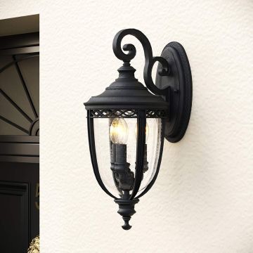 Aplique de perete ENGLISH BRIDLE FE-EB2-L-BLK 3x60W/E14 IP44 de la Feiss