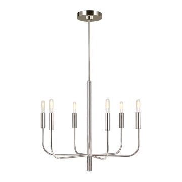 Candelabru Brianna FE-BRIANNA6-PN 6x60 W/E14 de la Feiss